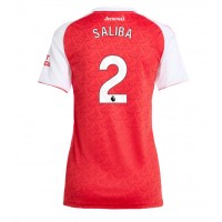 Arsenal William Saliba #2 Replika Hemmatröja Dam 2025-26 Kortärmad